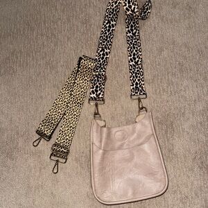 Crossbody bag with 2 straps (1 brand new)